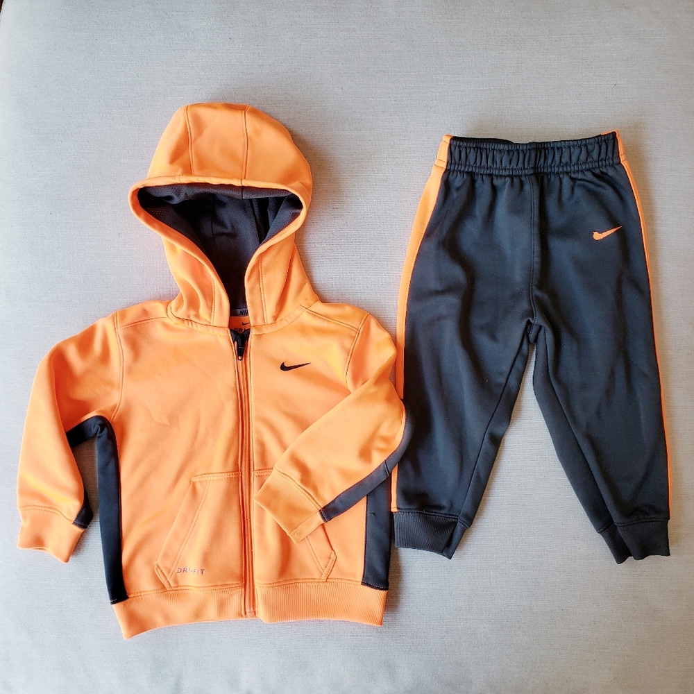 Nike Tracksuit Dri-Fit Orange & Grey